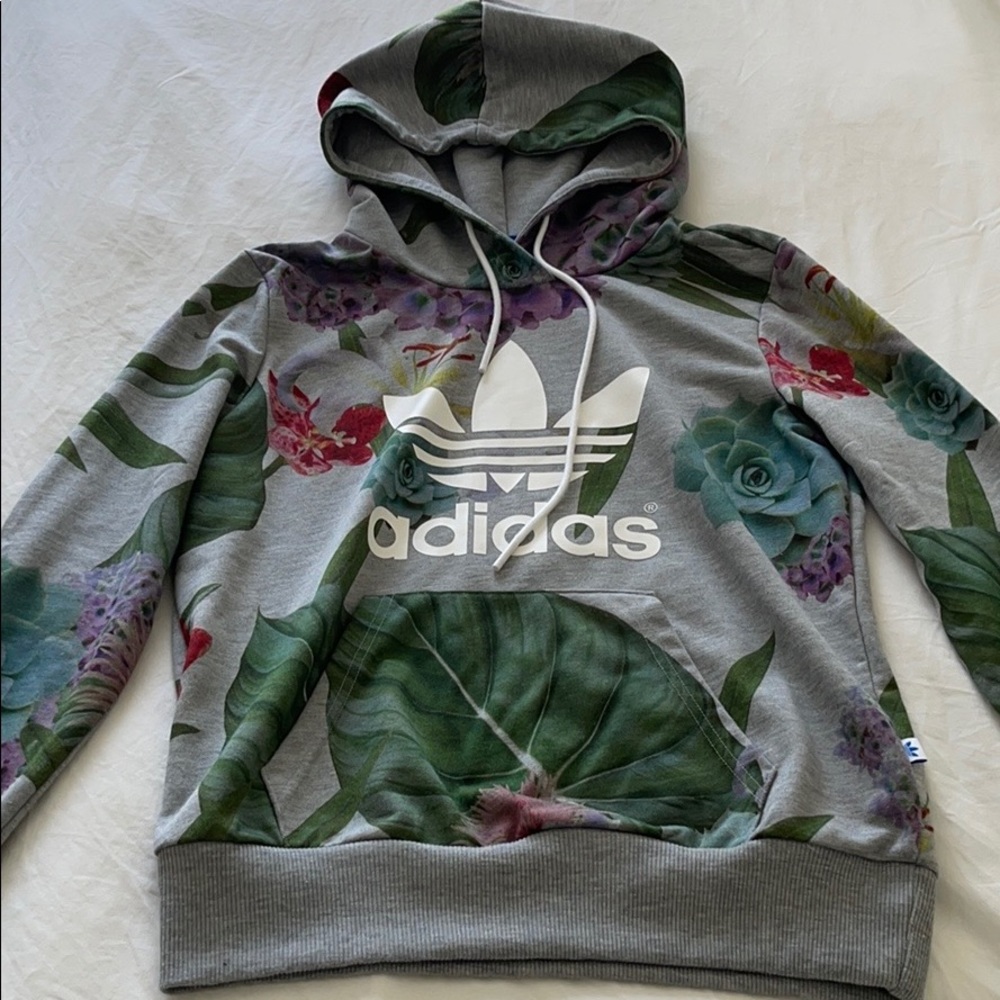 Addidas Floral Hoodie